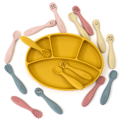 Silicone Spoon Fork Set For Toddlers