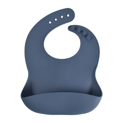 Waterproof Mess-Free Silicone Baby Bibs