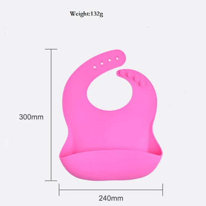 Waterproof Mess-Free Silicone Baby Bibs