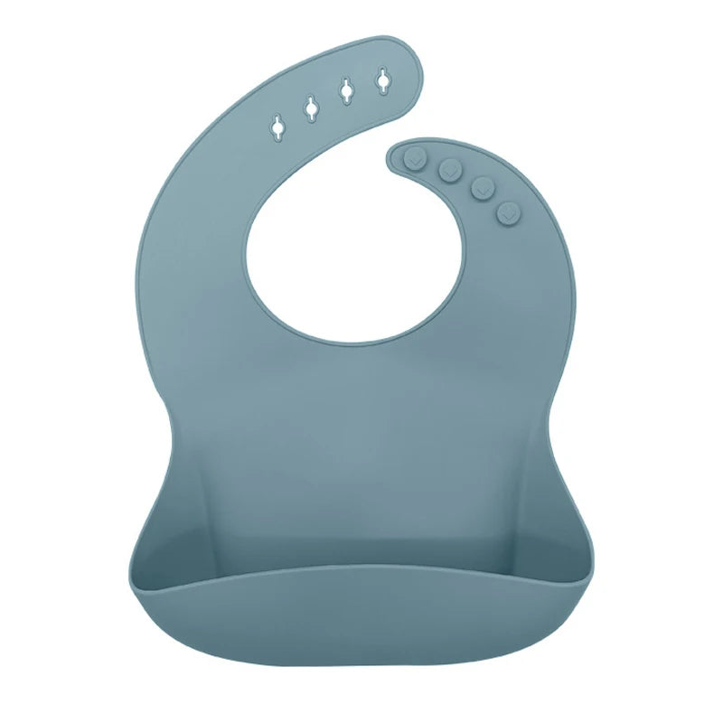 Waterproof Mess-Free Silicone Baby Bibs